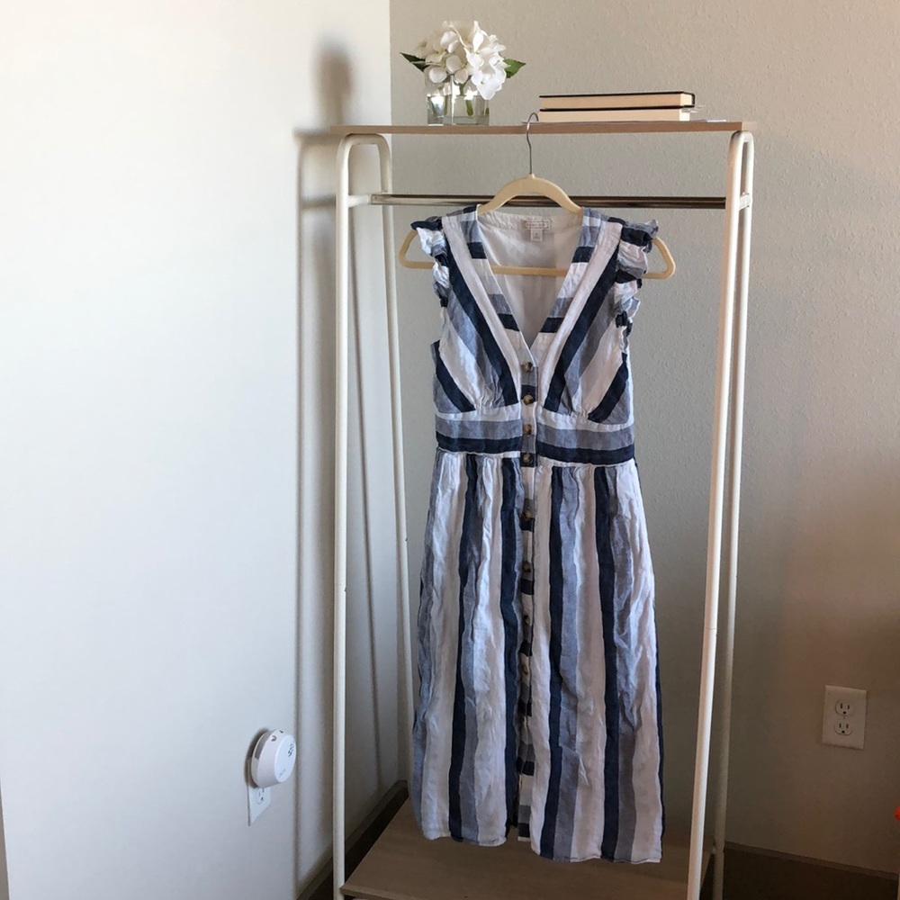 J. Crew Point Sur linen dress